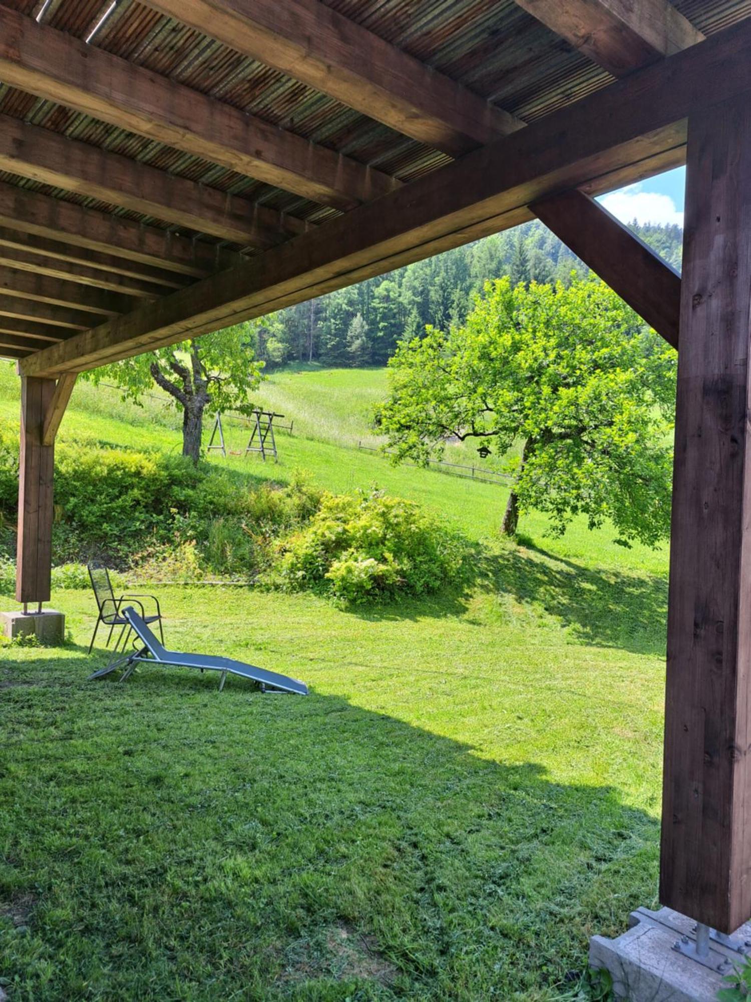 Casableiberg - Garten Apartment - Naturpark Dobratsch Bad Bleiberg Exteriör bild